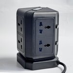 Universal Tower Extension Multiple Plug Socket Manufacturer - Hot Sales 8 AC Outlets with 4 USB Ports (2 USB C) Power Strip Surge Protector