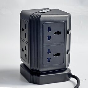 Universal Tower Extension Multiple Plug Socket Manufacturer - Hot Sales 8 AC Outlets with 4 USB Ports (2 USB C) Power Strip Surge Protector
