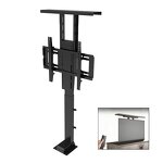 Hidden TV Lift Cabinet Manufacturer - Electrically Height-Adjustable TV Bracket for 32-70 Inches TV with Remote Control
