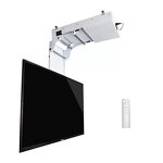 Factory Flip Inward Smart Automatic Ceiling TV Lift Manufacturer - 32-75inch TV Stand Conference Room Motorized Flip Down Ceiling TV Lift