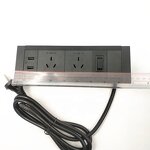 Australia Standard Recessed Desktop Power Unit Manufacturer - Furniture Mounted Socket Outlet with USB for Desk