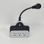 US Plug 65W Fast Charging Power Strip Manufacturer - Extension Cable Travel Adapter Switch 3 AC Outlets 125V Rated Voltage 15A Rated ABS NFC