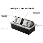 Floor Socket Box Manufacturer - EU USA UK South Africa Dual Pop-Up Socket Power Grounding Socket Outlet