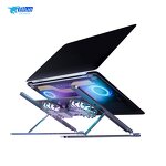 Aluminum Adjustable Laptop Stand Manufacturer - for Laptop Computer PC Netbook Tablet Support Notebook Stand Cooling Fan Pad Laptop Holder Base