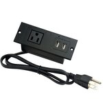 Tabletop Recessed Power Strip Socket Manufacturer - Flush Insert Table Mounted for Tabletop Sofa Cabinet Nightstand Socket