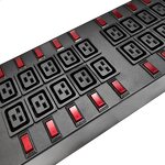 PDU Socket Industrial Grade Manufacturer - Factory-specific Length Customized 30-position C19 Smart Power Socket High Power Multi-plug Overload