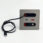 Universal Smart Charging Socket Manufacturer - PD20W Type-C and Retractable Cable for Mobile Devices