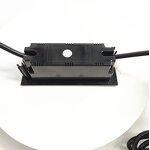 Office Furniture Hidden Mounted US Power Outlet Manufacturer - Recessed Cabinet Tabletop USB Electric Socket with LED Lamp Control Switch