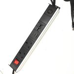Customize Smart Aluminum Alloy Power Strip Manufacturer - 3 UK Power Rack Mount PDU Power Distribution Unit Socket with USB-C Data Port