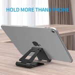 Aluminum Alloy Mobile Phone Holder Manufacturer - Lower Price Adjustable Portable Cellphone Stand Folding Mobile Phone Holder Used for iPhone