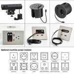 Universal Smart PD20W Type-C Outlet Manufacturer - New Arrival Retractable Charging Cable Mobile Phone Charging Socket Plastic Electric Plug