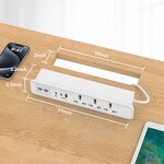 Universal Power Strip Manufacturer - USB Port Type G Plugs and Sockets Furniture Hidden Power Outlet Desk Power Outlet Recessed