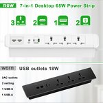 Universal Power Strip Manufacturer - USB Port Type G Plugs and Sockets Furniture Hidden Power Outlet Desk Power Outlet Recessed