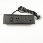 Australia Standard Recessed Desktop Power Unit Manufacturer - Furniture Mounted Socket Outlet with USB for Desk