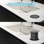 US Smart Pop-up Outlet Manufacturer - Countertop Receptacle Power Strip with 4 AC Outlet Hydraulic Pop-up Lifting Tower Wireless Socket