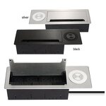 Universal Tabletop Socket Manufacturer - CE Certificate Hidden Multimedia Desktop Pop-up USB UK/AU/EU/US Standard