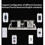 Floor Socket Box Manufacturer - EU USA UK South Africa Dual Pop-Up Socket Power Grounding Socket Outlet