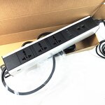 Customize Smart Aluminum Alloy Power Strip Manufacturer - 3 Universal Power Rack Mount PDU Power Distribution Unit Socket with USB-C 22RJ45