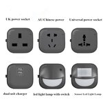 Home Office Desk Power Track System Manufacturer - Electric Socket Outlet Multi Removable Socket with Overload Protect Lamp USB Adapter