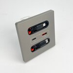 PD20W Smart Home Power Socket Manufacturer - Wholesale Surface Mount Electrical Outlets 3A 2 USB Charging Desk Power Grommet Smart Wall Panel