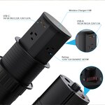 US Smart Pop-up Outlet Manufacturer - Countertop Receptacle Power Strip with 4 AC Outlet Hydraulic Pop-up Lifting Tower Wireless Socket