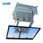 Flip Outward Remote Controlled Motorized Electric Ceiling TV Lifter Manufacturer - TV Mount for 32-75inch TV for Office Home Hotel Room