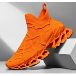 Sports Shoes Manufacturer - Unisex Flying Woven Breathable Blade EVA Midsole Rubber Outsole