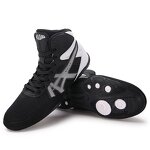 Training Boots Manufacturer - Black Mesh Upper Gym Boxing Cross Wrestling for Unisex