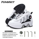 Roller Skates Manufacturer - Unisex 4-Wheel Outdoor Automatic Retractable PVC Lightweight