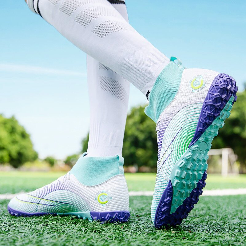 Football Boots Manufacturer - High Top AG TF for Kids Boys Short Spikes Soccer