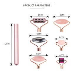 Jade Roller Kit Supplier - 6 in 1 Anti Aging Set