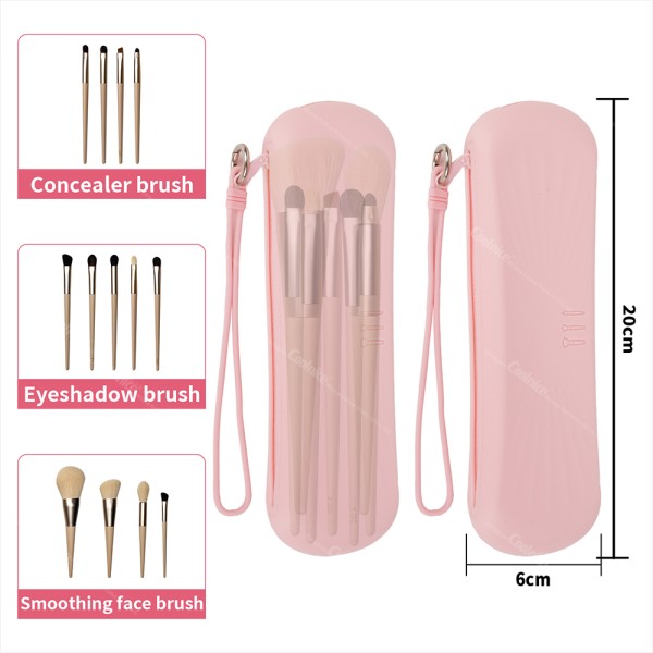 Makeup Brush Holder Supplier - Travel Zipper Closure Bag