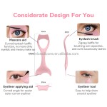 Eyelash Tools Supplier - 3 in 1 Mascara Shield Comb Guide