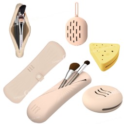 Makeup Brush Bag Manufacturer - Custom Logo Silicone Pouch