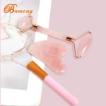 Jade Roller Manufacturer - Rose Quartz Gua Sha Massager