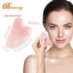 Jade Roller Manufacturer - Rose Quartz Gua Sha Massager
