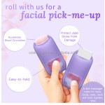Jade Ice Roller Supplier - 2022 Upgrade Purple Custom Logo