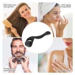 Derma Roller Supplier - Matte Black 540 Titanium