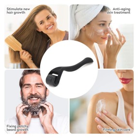 Derma Roller Supplier - Matte Black 540 Titanium