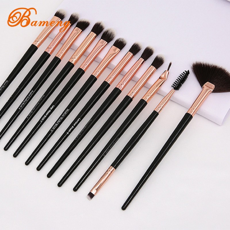 Cosmetic Brushes Supplier - Private Label 12pcs Luxury