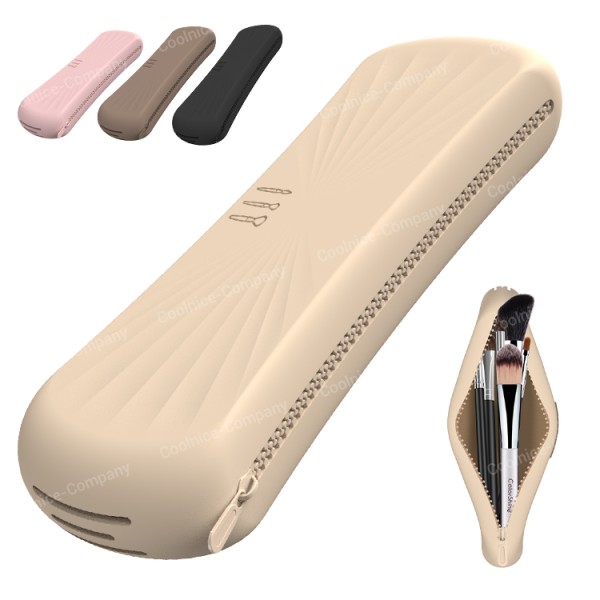 Makeup Brush Bag Manufacturer - Zip Storage Silicone