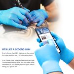 Waterproof Examination Disposable Nitrile Gloves Manufacturer - Powder Free Work Blue Gloves Blue Disposable Powder Free