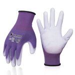 EN388 Work Safety Gloves Manufacturer - Wholesale Custom Coated Construction Colour Waterproof PU Polyester Lining Anti-Static Function