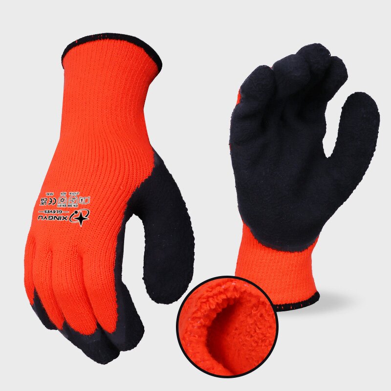 7Gauge Latex Foam Winter Gloves Manufacturer - Warm Work Safety for Cold Weather Latex Coated Resistant to Winter Conditions
