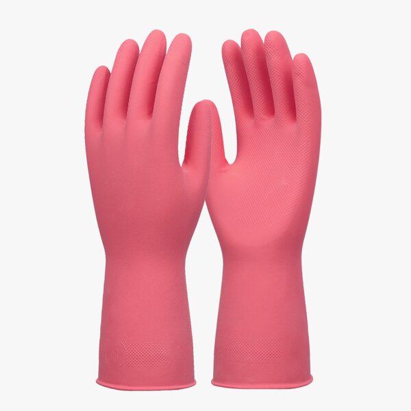 Latex Rubber Cleaning Gloves Manufacturer - Durable Cleaning Lined Kitchen Comfort Enhanced Kitchen Tasks Household