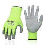 13G Polyester PU Coated Gloves Manufacturer - Chinese Manufacturers Waterproof Anti-Slip Industrial Hand Protection Work Safety