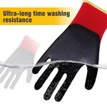 CE 4131X Waterproof Anti-Slip Work Gloves Manufacturer - Anti-Static Breathable 13Gauge Polyester PU Coated White Black Red