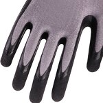 Tiger Mouth Reinforced Nitrile Spray Work Safety Gloves Manufacturer - Salt Frosting Cut Resistant Labor Protection for Construction Workers
