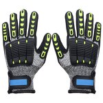 HPPE Anti Impact Nitrile Safety Protective Gloves Manufacturer - Leather Protective TPR Anti Impact Mechanical Hand Gloves