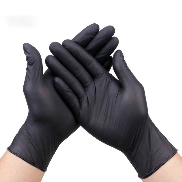 Black Disposable Tattoo Nitrile Gloves Manufacturer - Guantes De Nitrilo Powder Free Heavy Duty Disposable